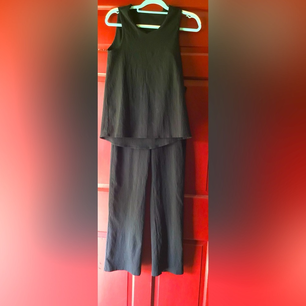 Women’s 2 Pieces Black Pant set